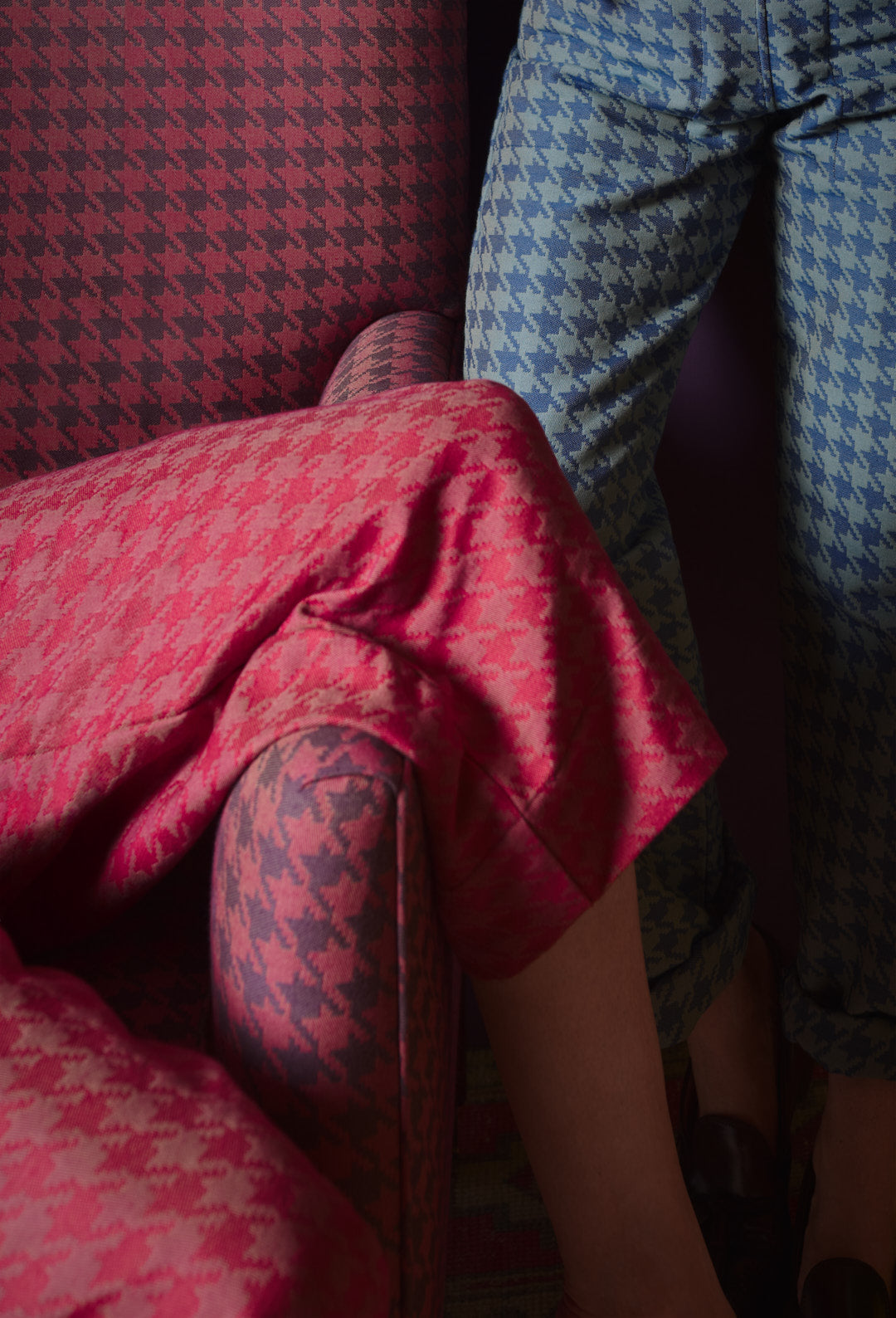 The Semley Armchair in Walter Wine