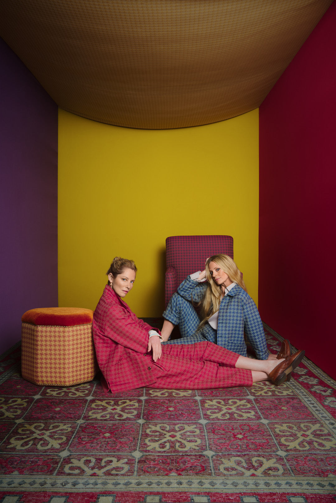The Semley Armchair in Walter Wine