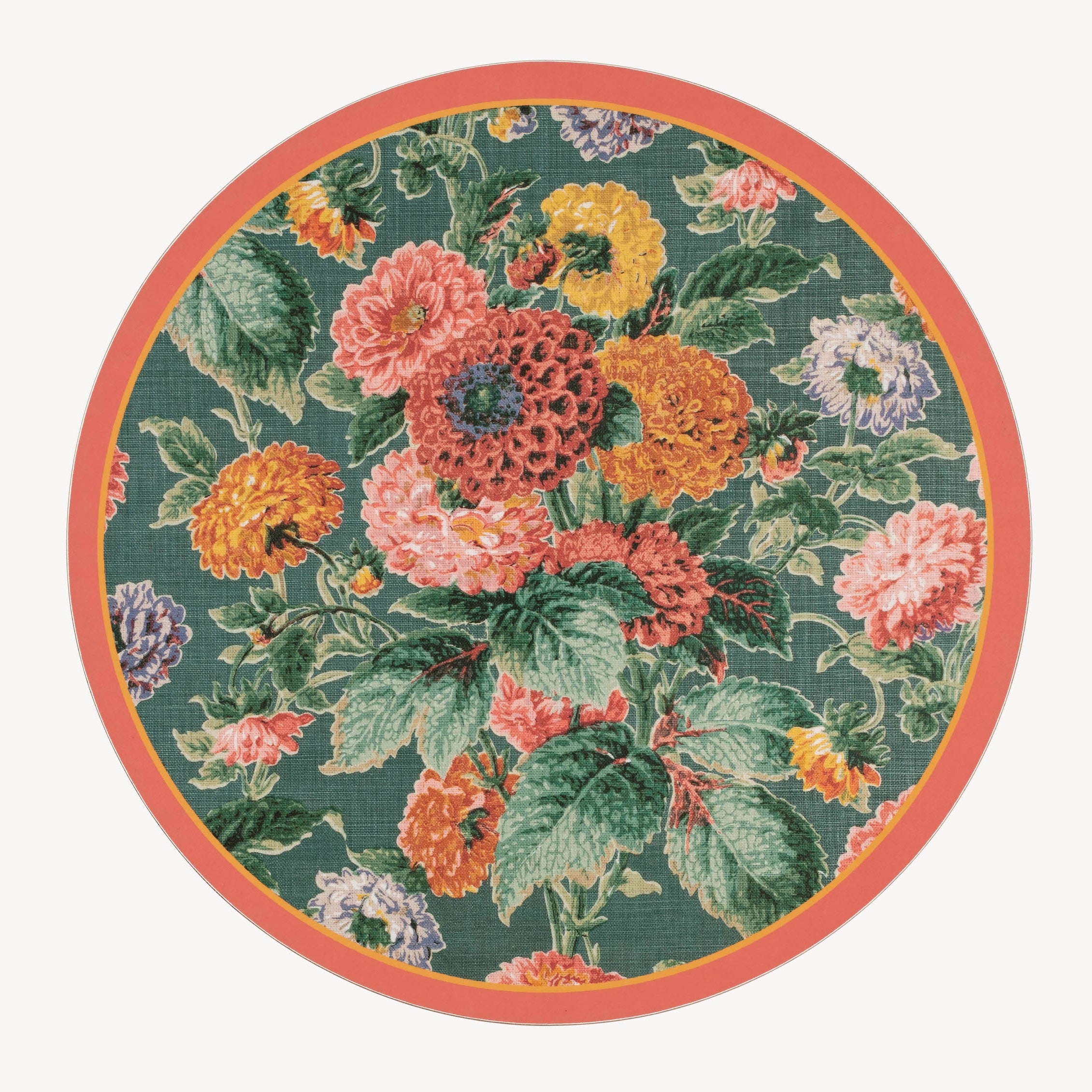 Set of 6 Dahlias Placemats