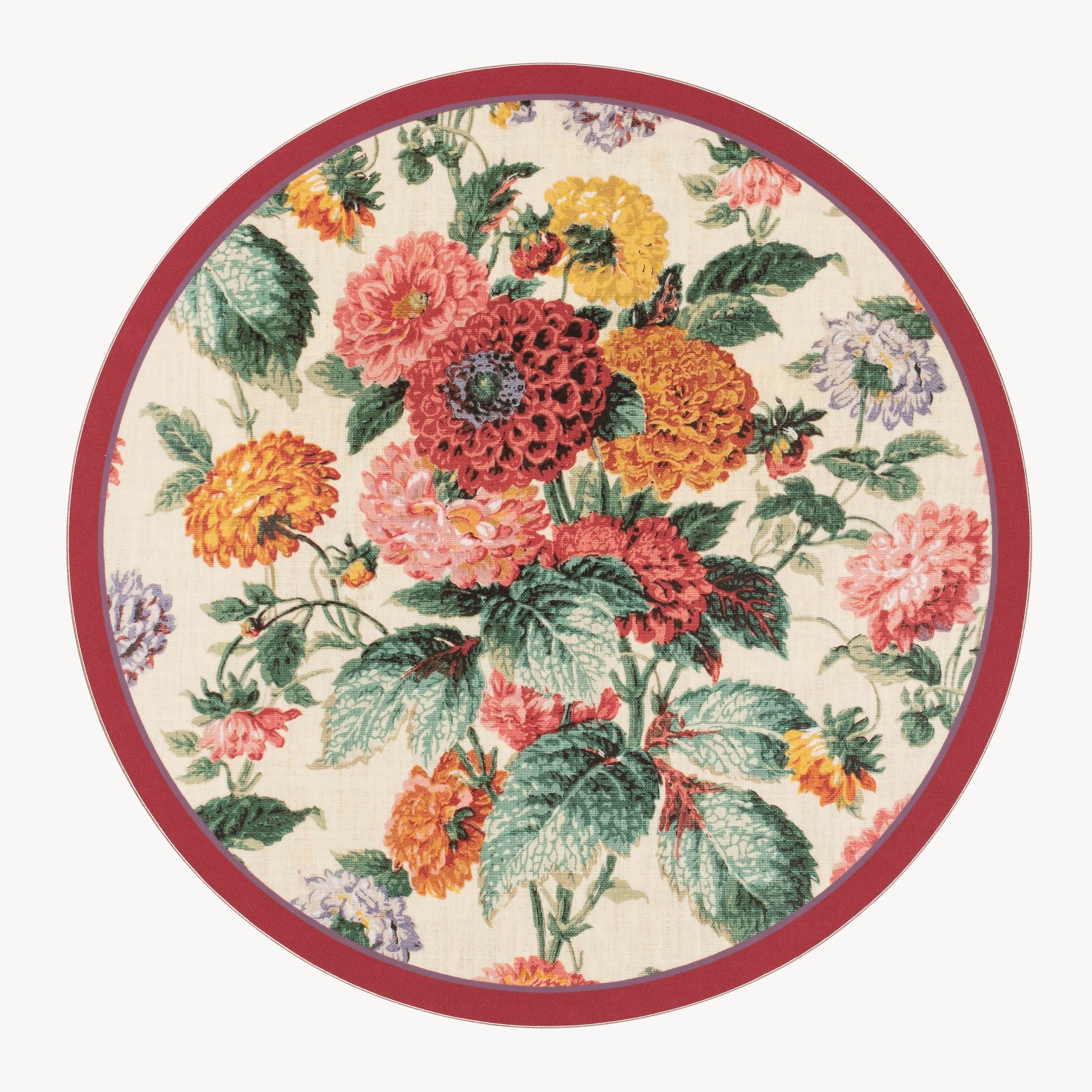 Set of 6 Dahlias Placemats