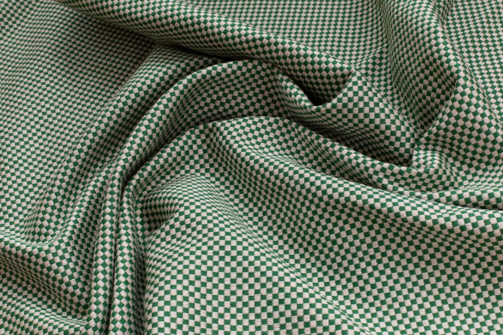 Chequerboard Stitch Emerald