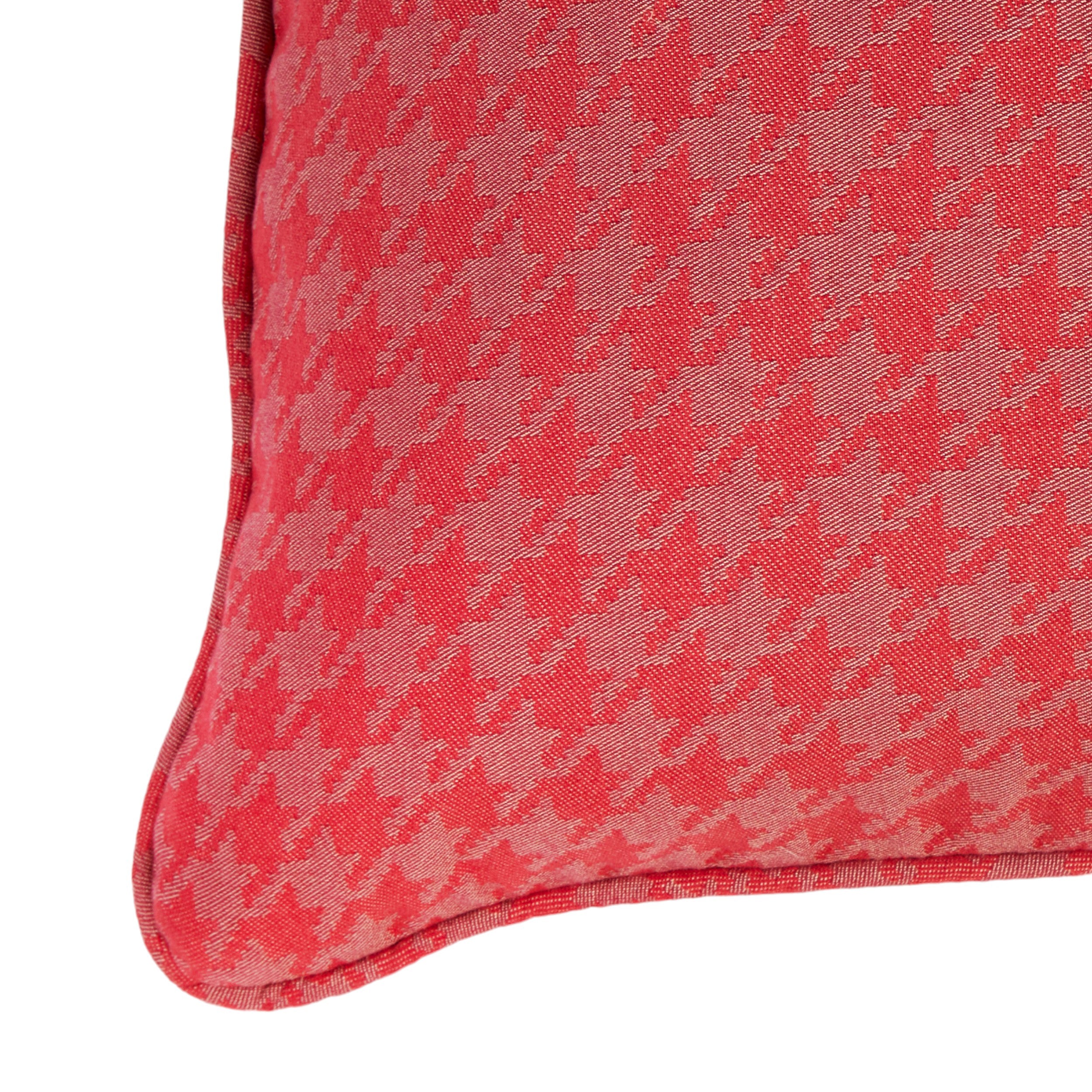The Walter Maxi Cushion in Crimson