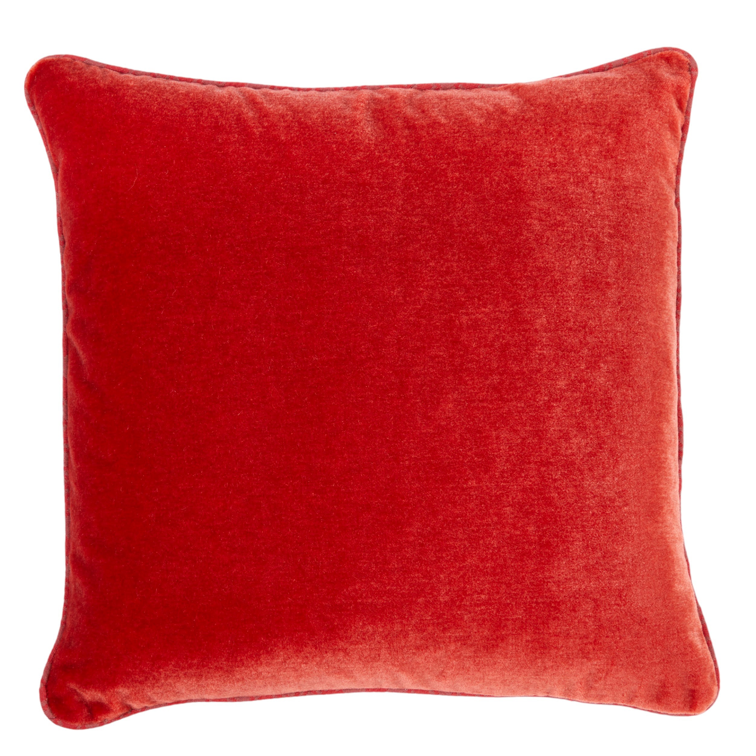 The Walter Maxi Cushion in Crimson