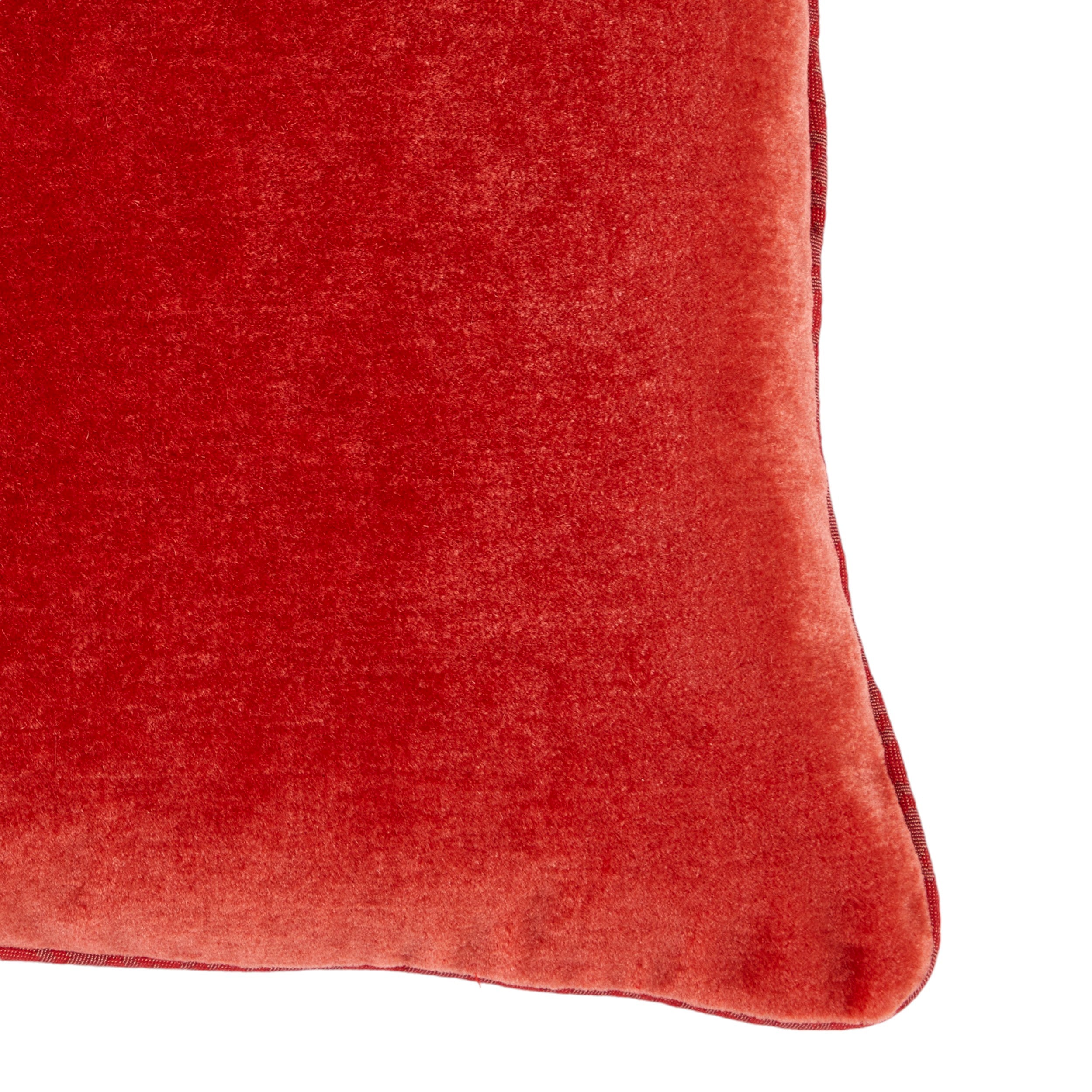 The Walter Maxi Cushion in Crimson