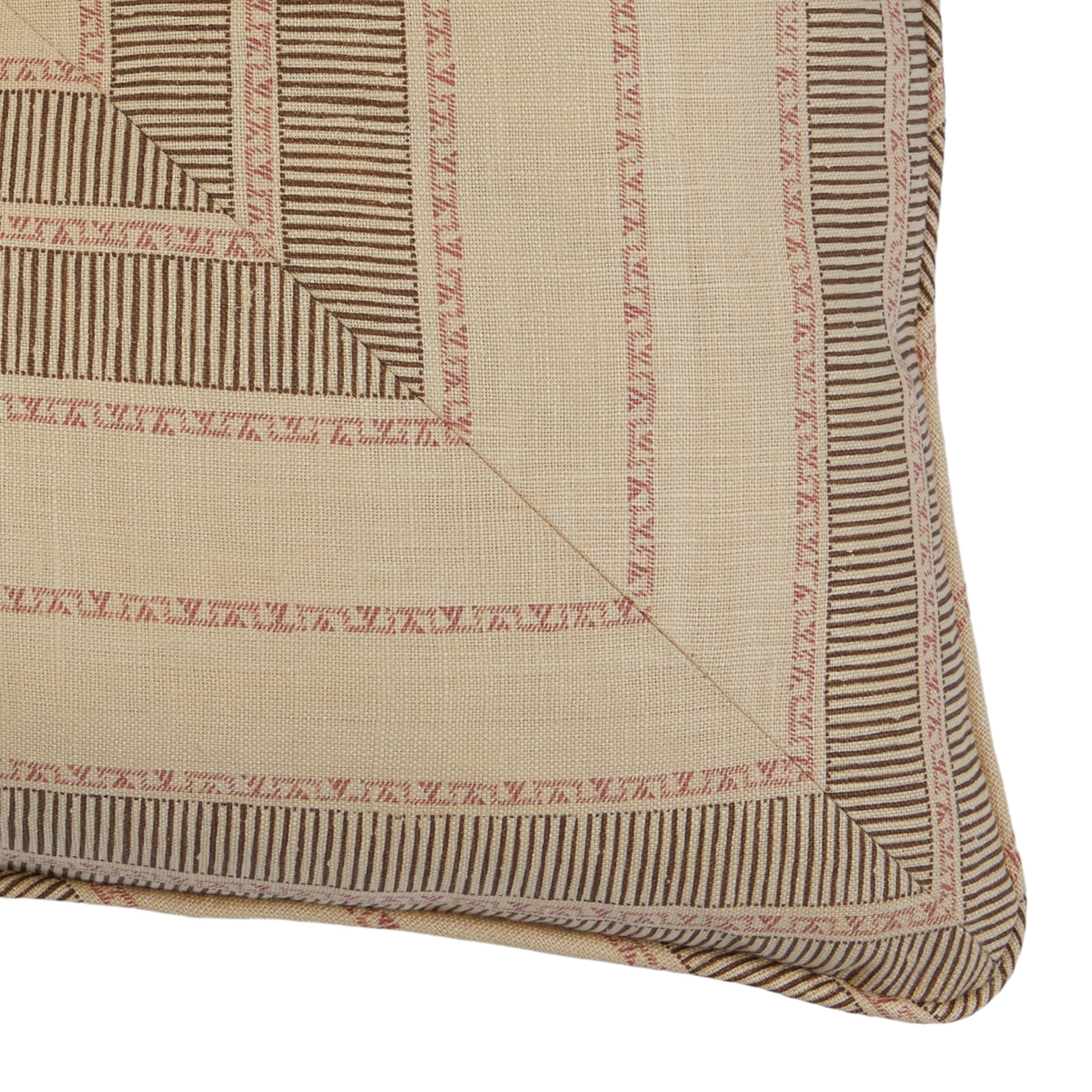 Sifnos Peat Buttoned Envelope Cushion