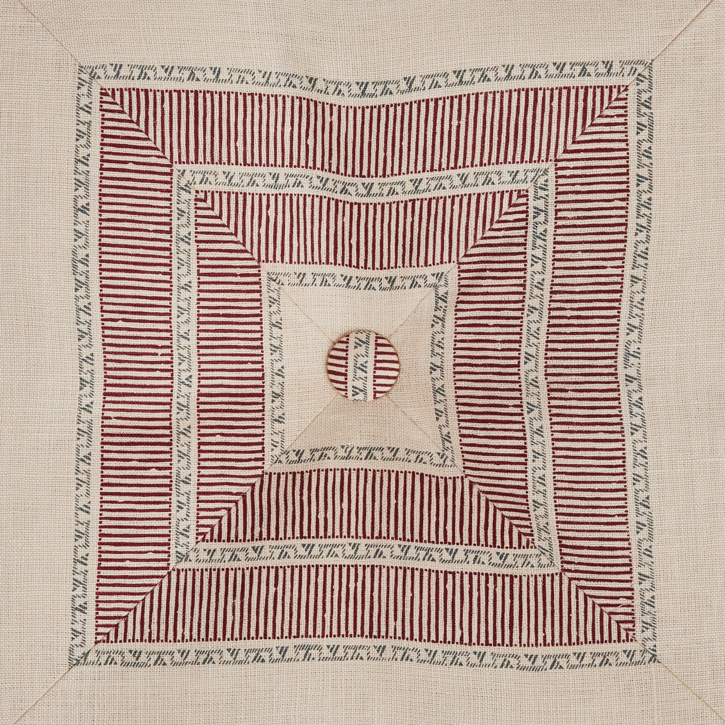 Sifnos Garnet Buttoned Envelope Cushion