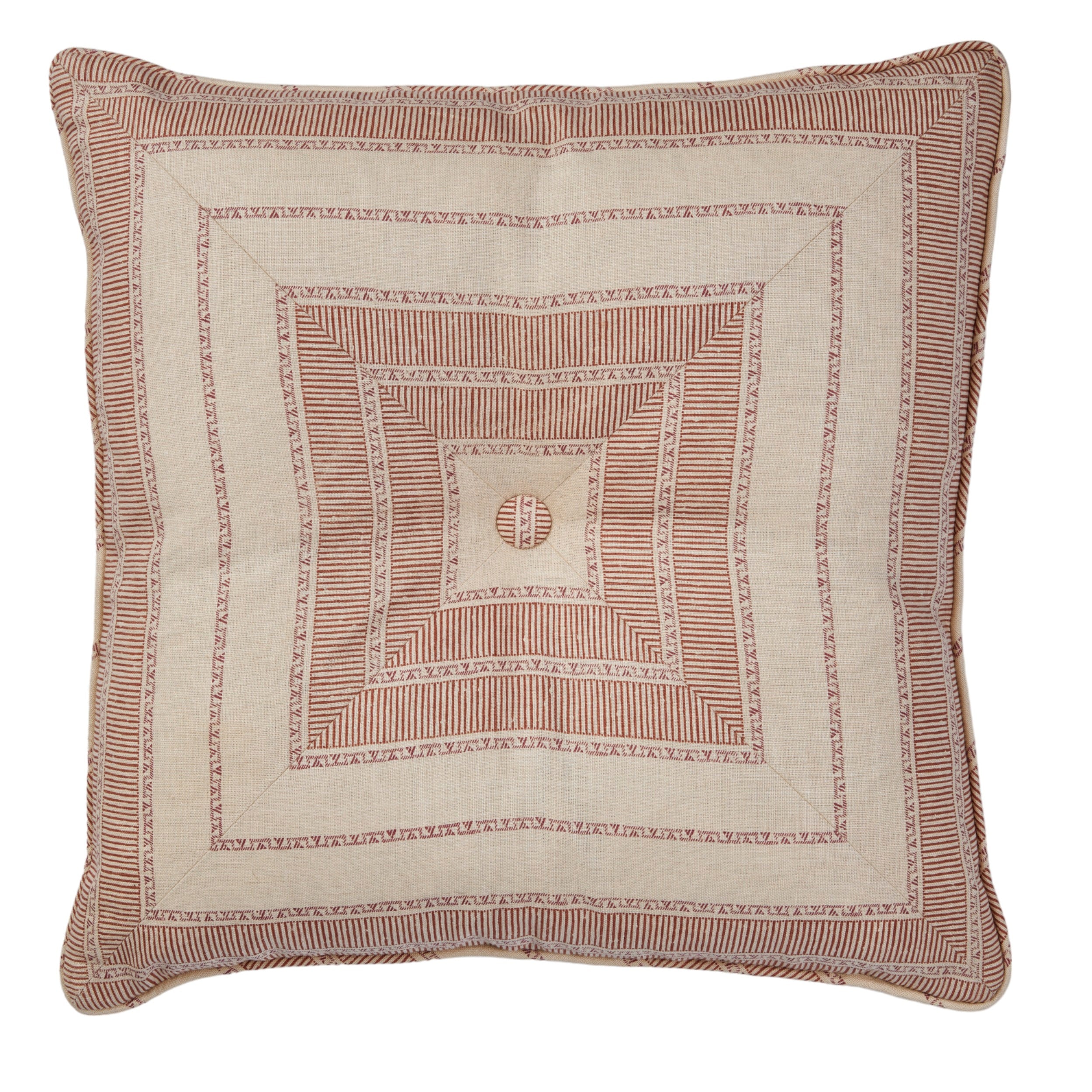 Sifnos Amber Buttoned Envelope Cushion