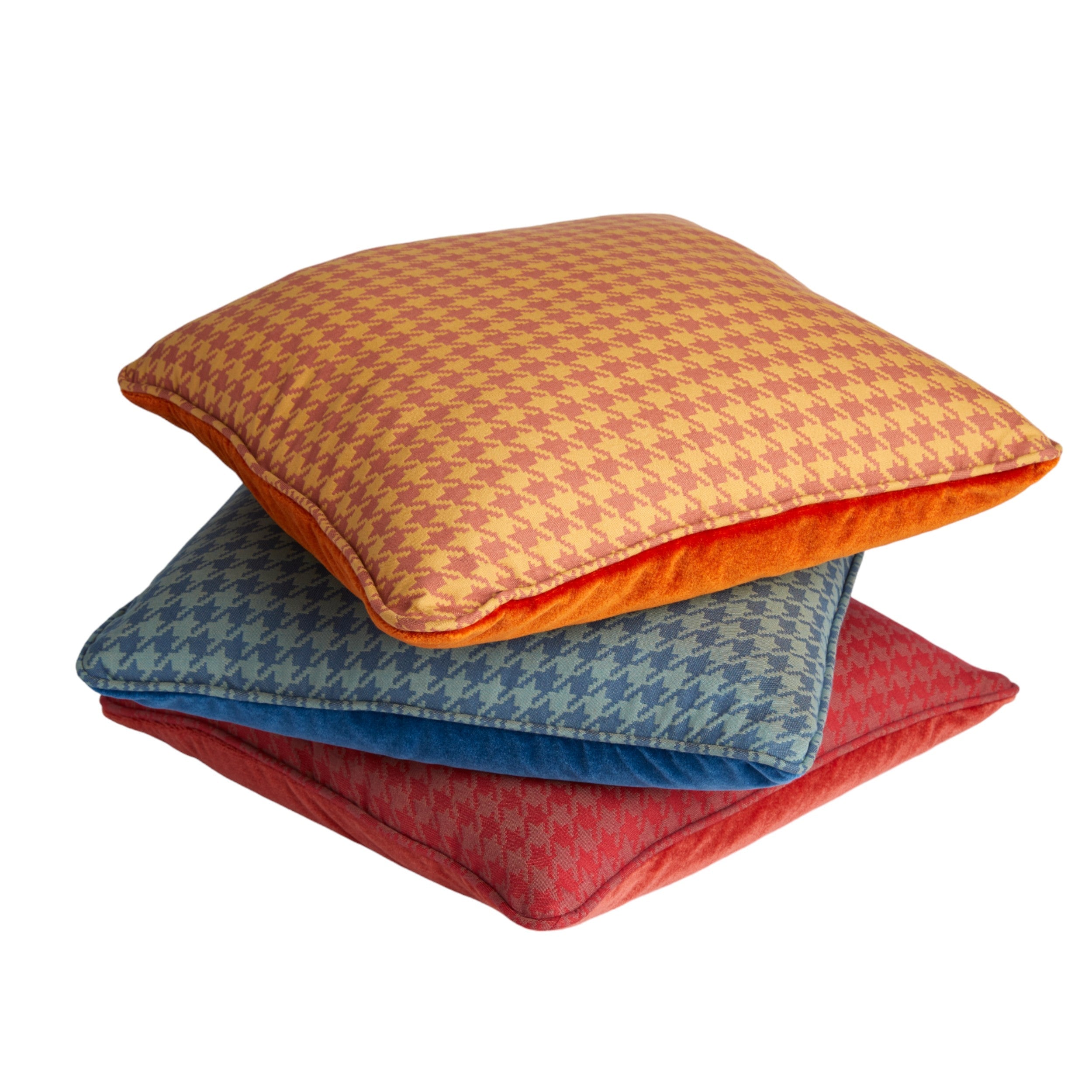 The Walter Maxi Cushion in Crimson