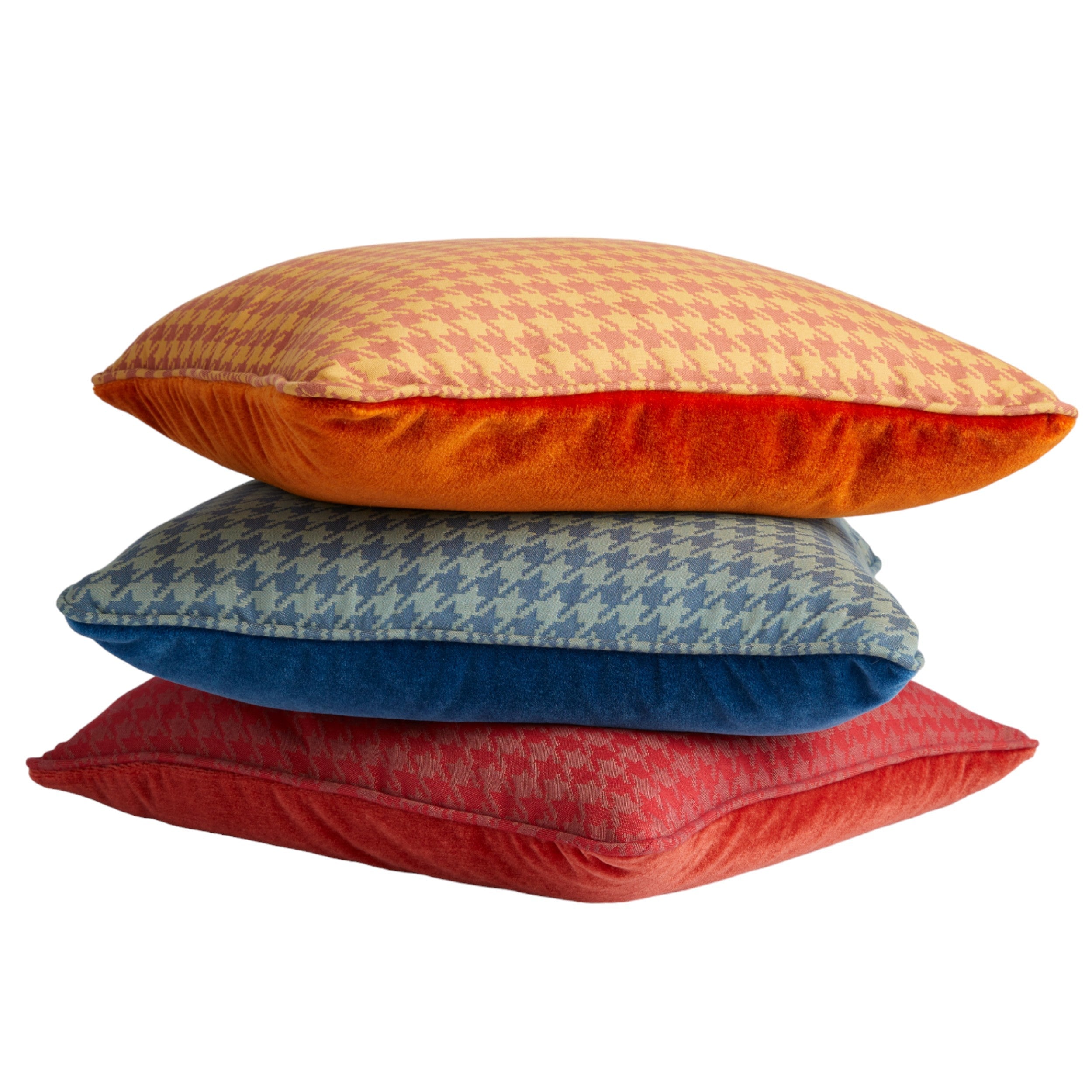 The Walter Maxi Cushion in Crimson