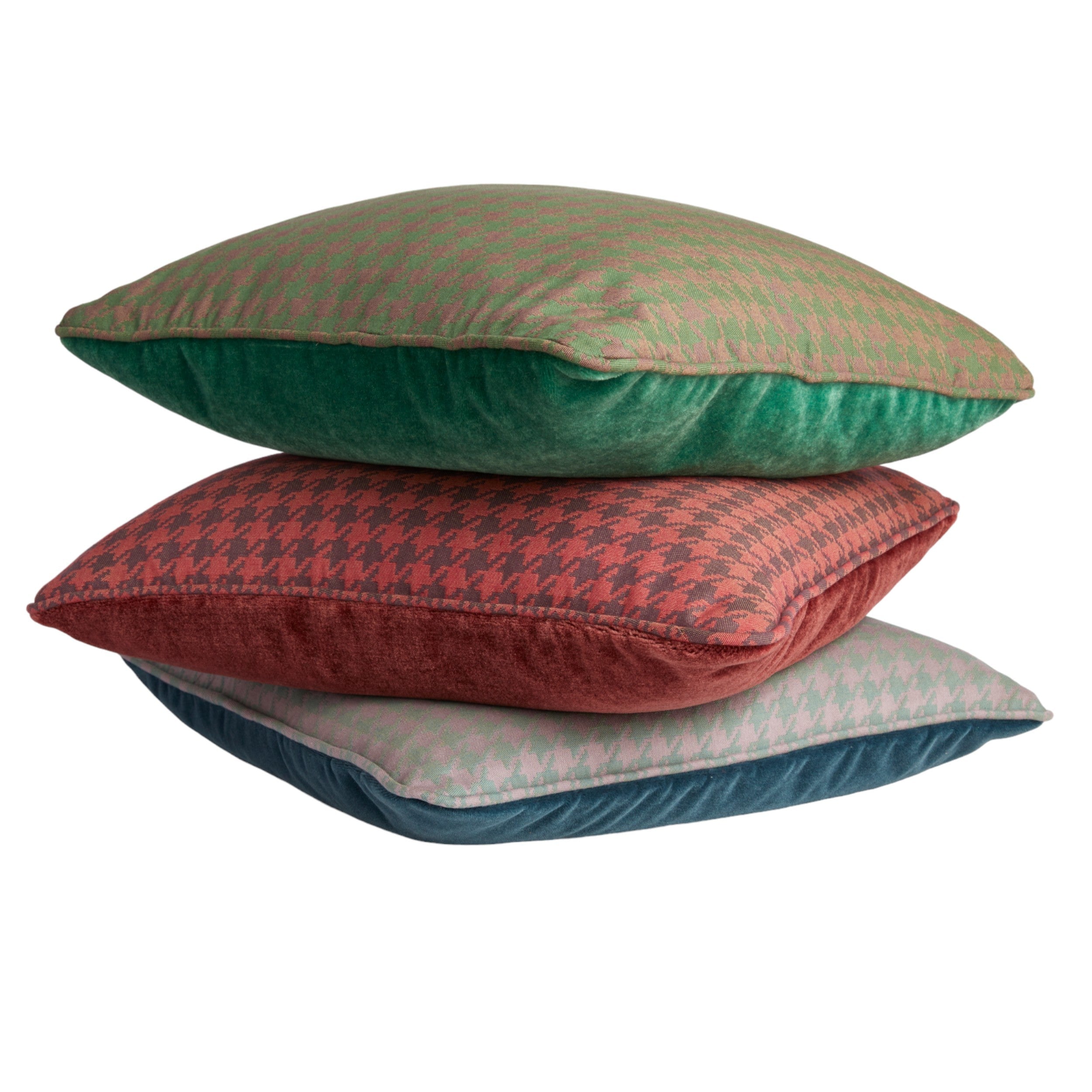 The Walter Maxi Cushion in Crimson