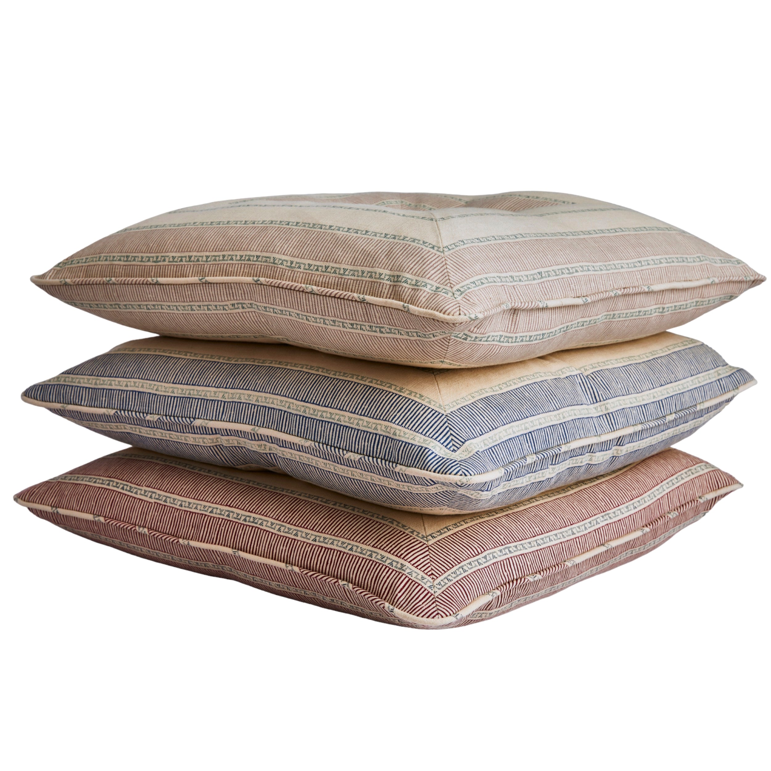 Sifnos Garnet Buttoned Envelope Cushion