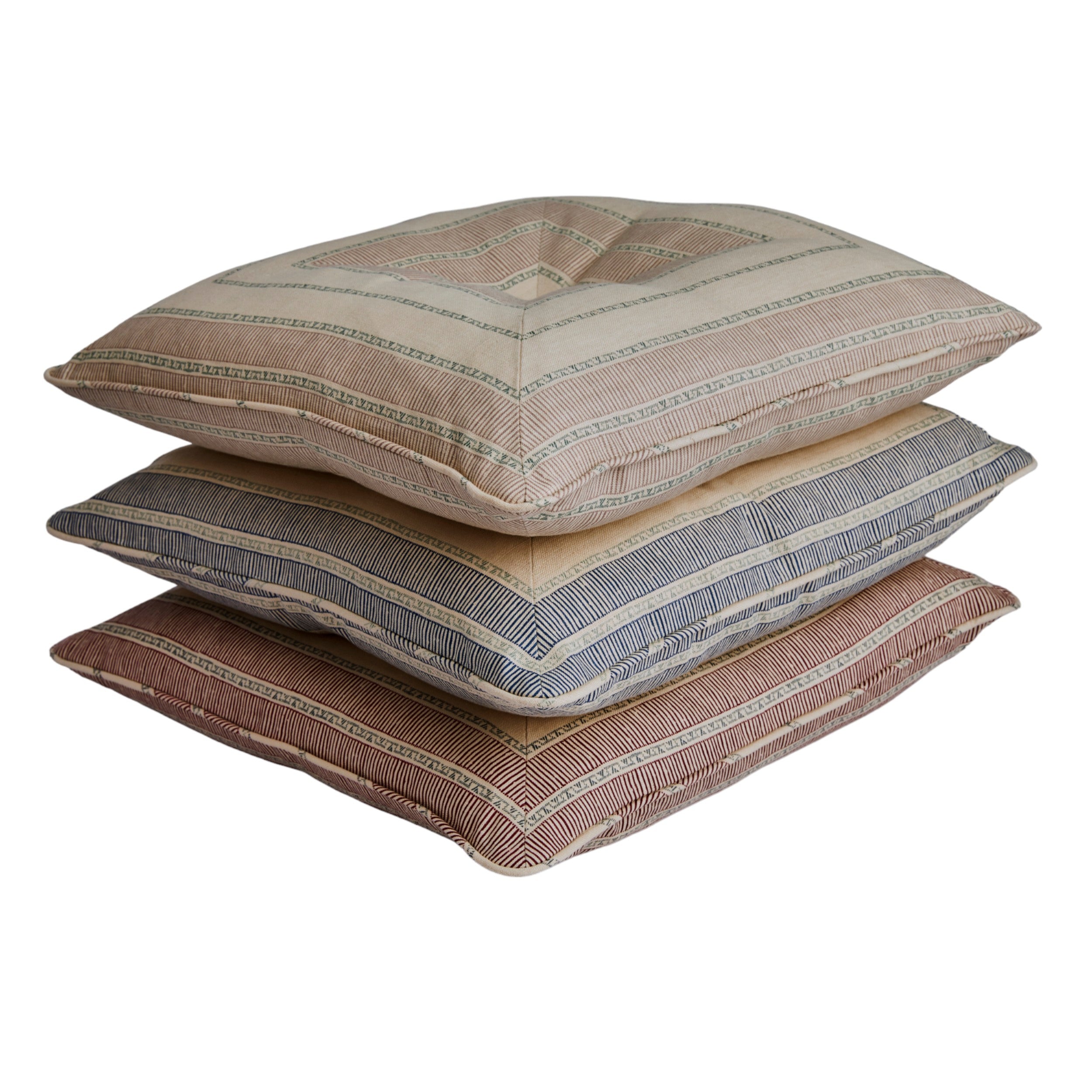 Sifnos Garnet Buttoned Envelope Cushion