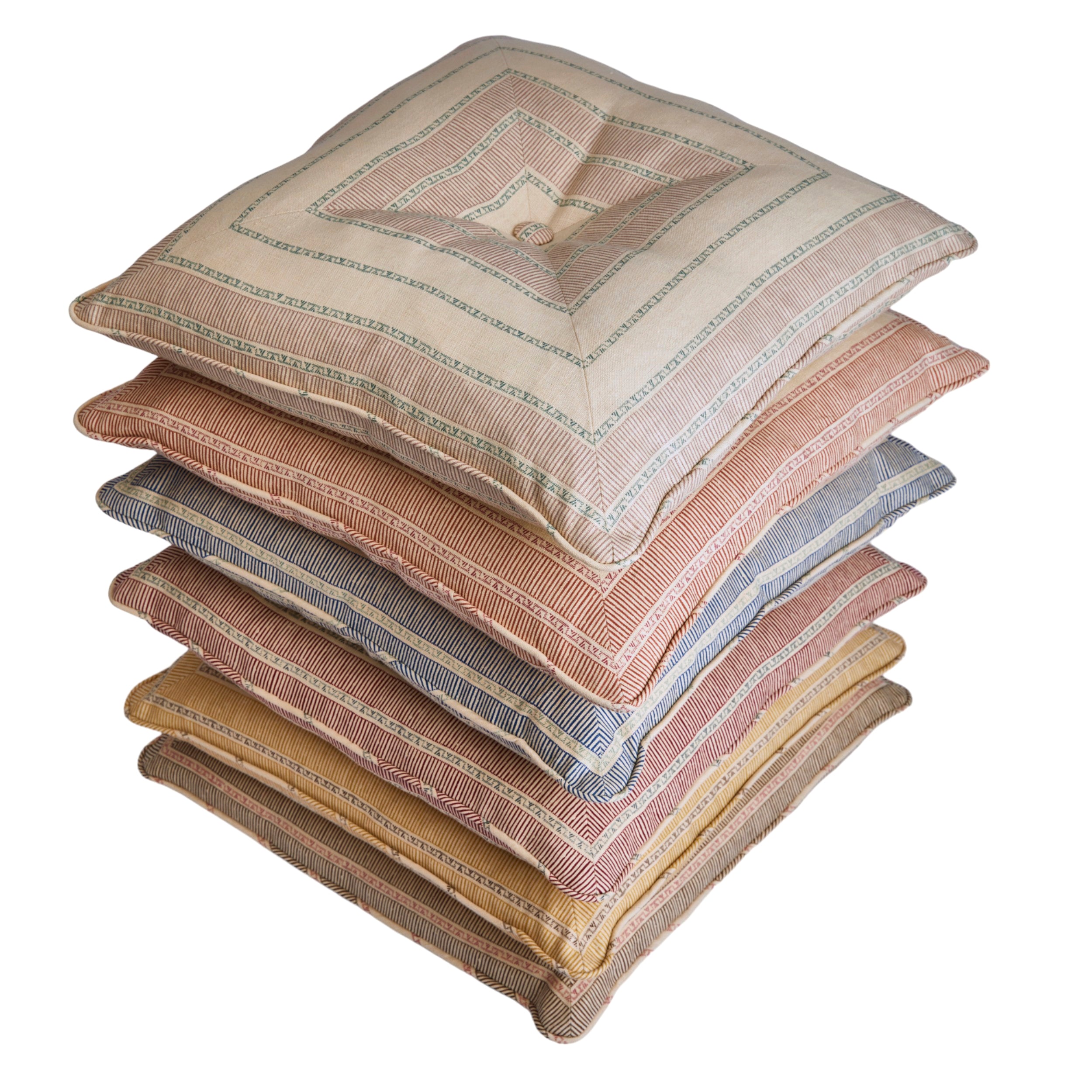 Sifnos Garnet Buttoned Envelope Cushion
