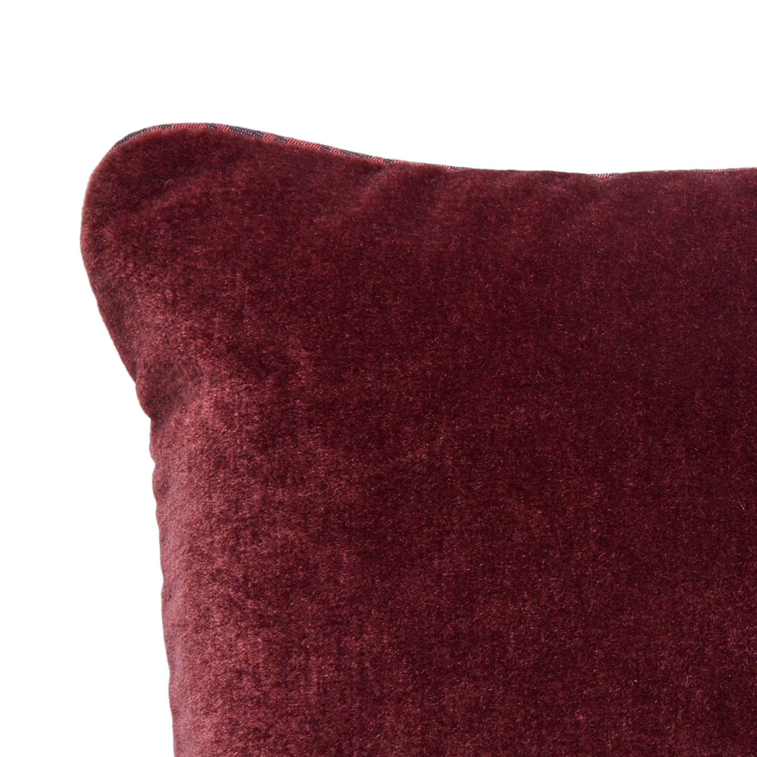 The Walter Maxi Cushion in Wine