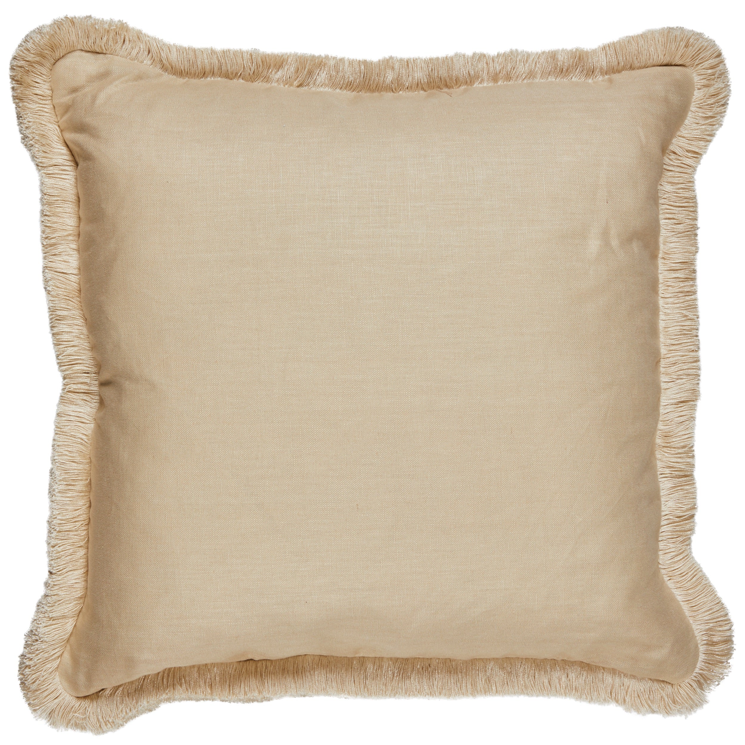 Enid's Garland Warmer Back Cushion with a Brush Fringe