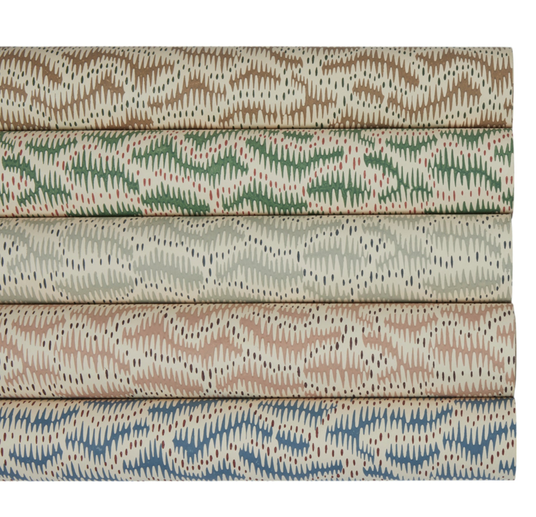 Daphne's Feathers Bronze Wallpaper