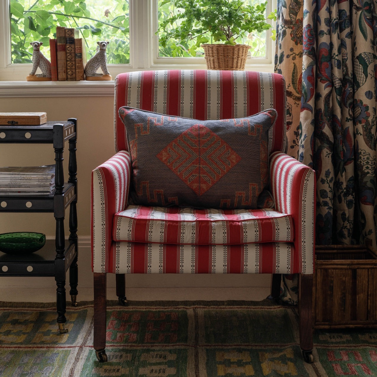 Chartwell Weave Blue Cushion
