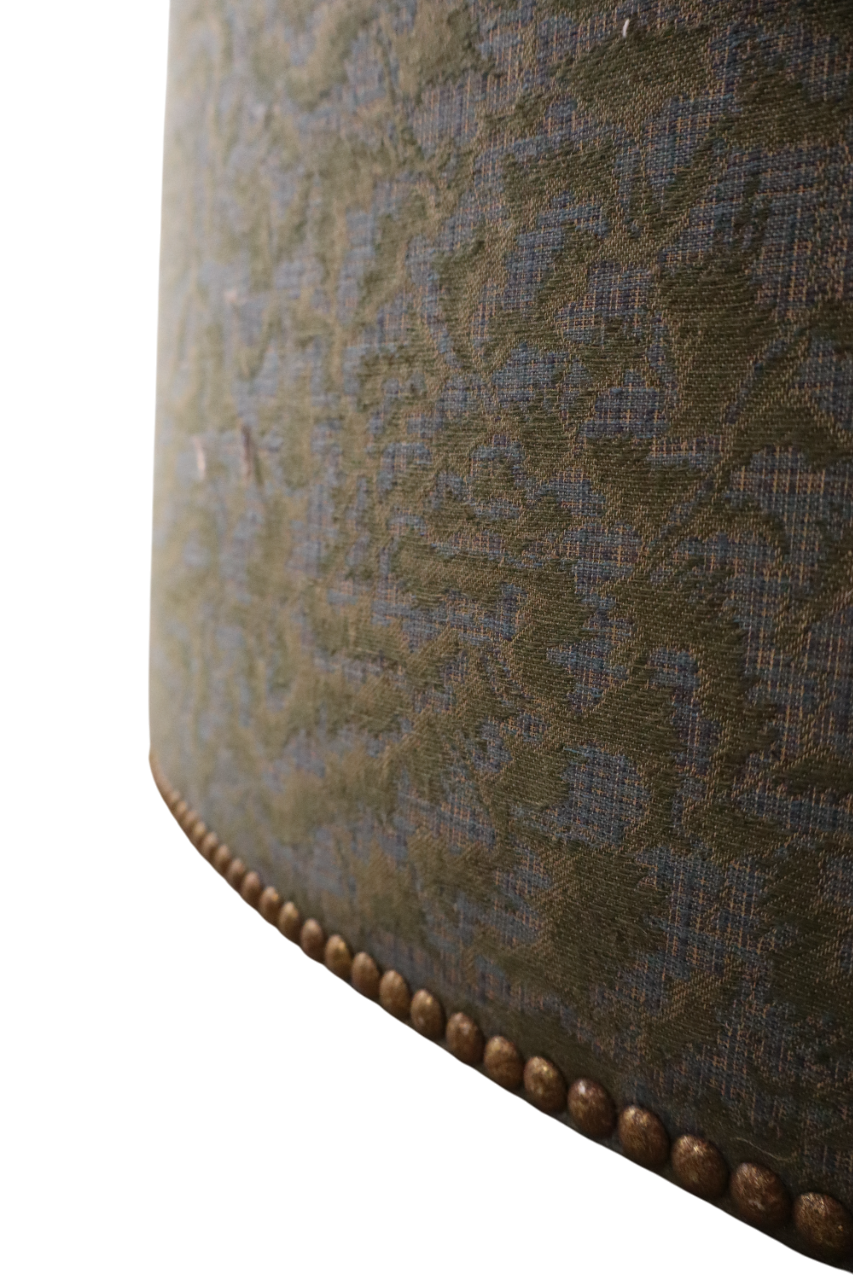 Large Bespoke Oval Ottoman