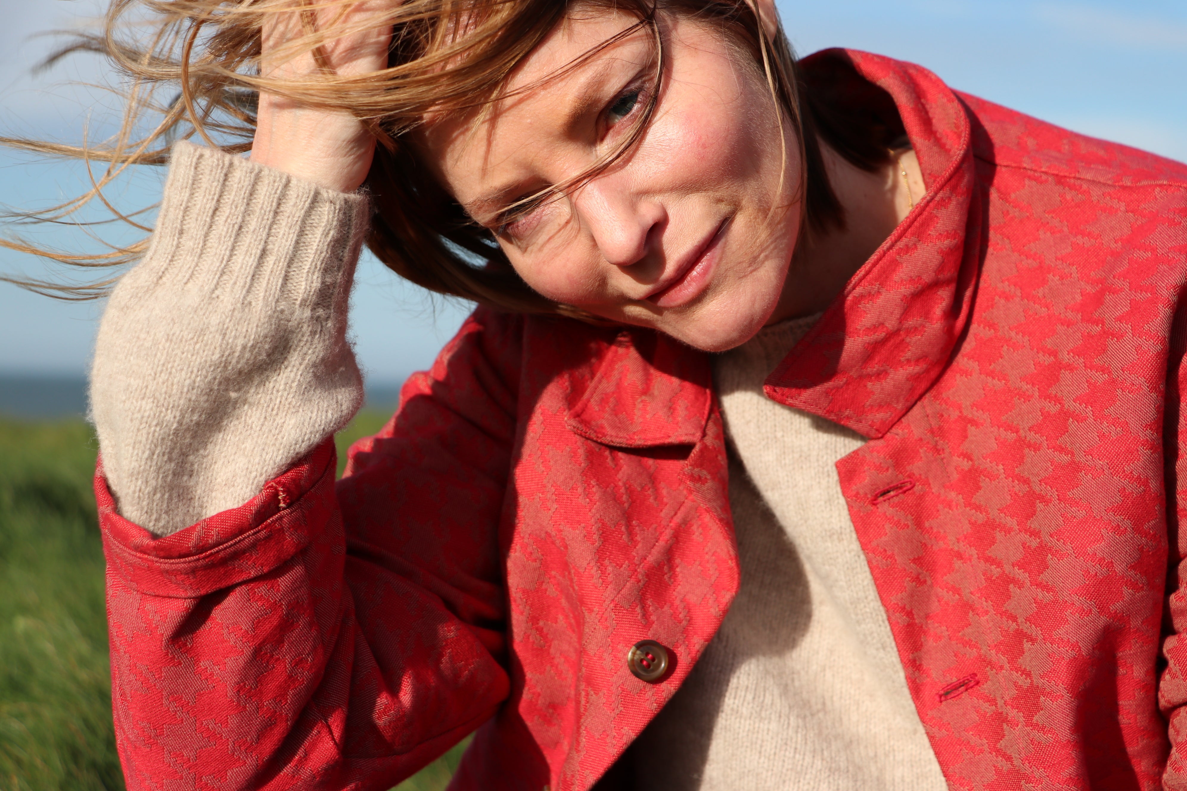 Norfolk Work Jacket Crimson