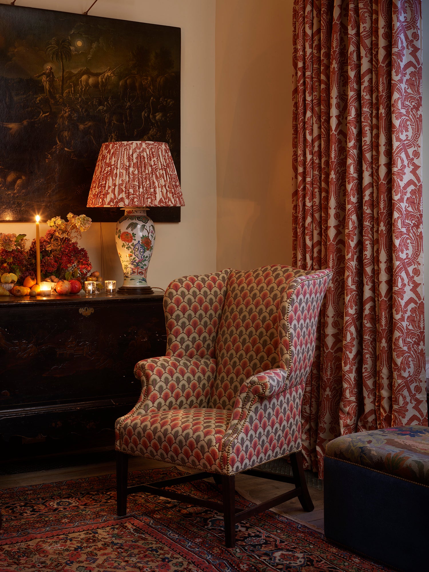Stockton Mutka Silk Terracotta Lampshade