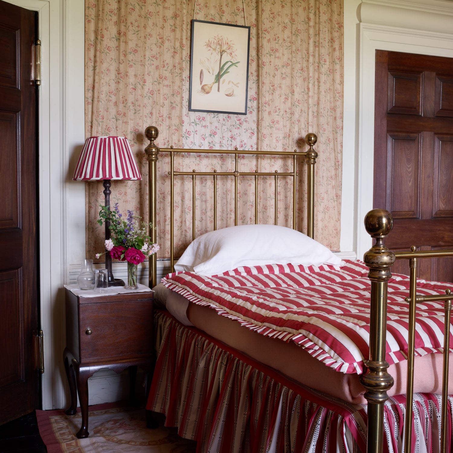 Ruby Plain Stripe Lampshade