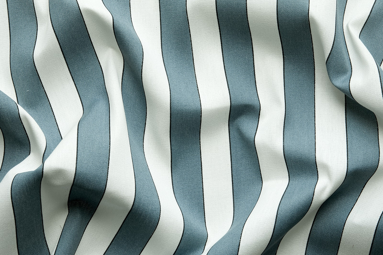 Plain Stripe Outdoor Sea Blue - 100