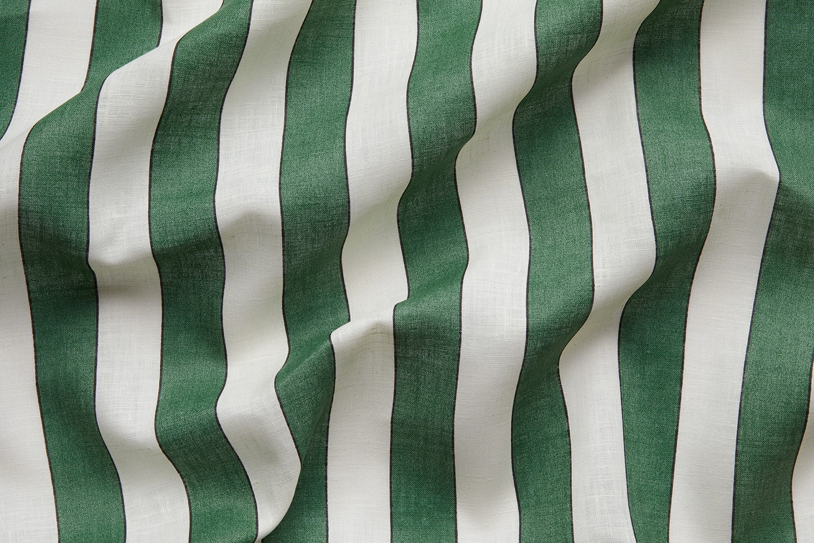 Plain Stripe Voile Emerald - 15m
