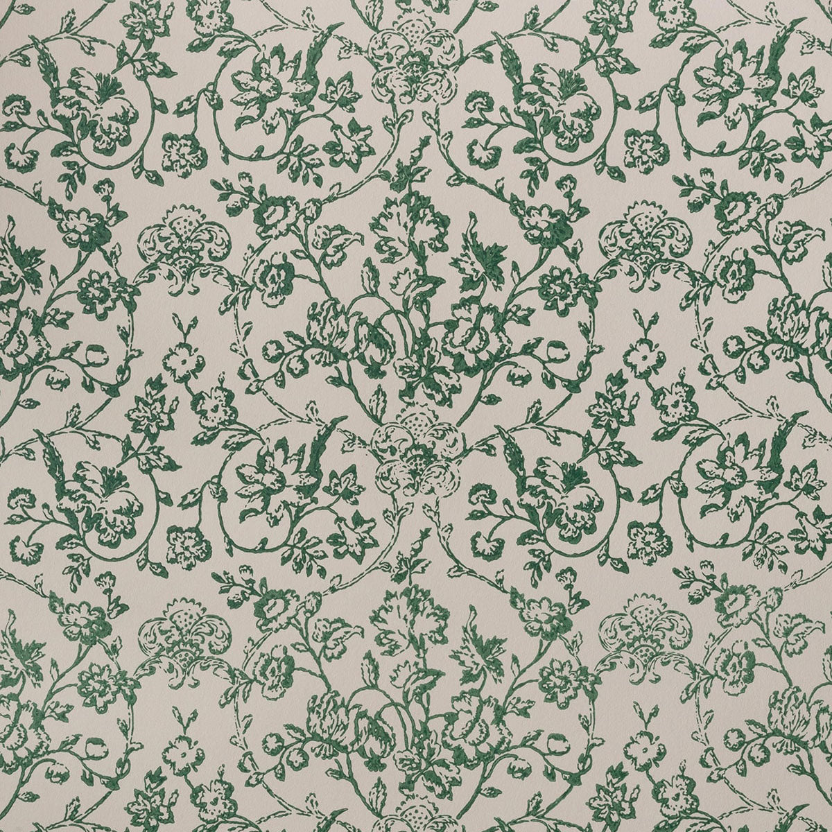 Enid's Ramble Emerald Wallpaper
