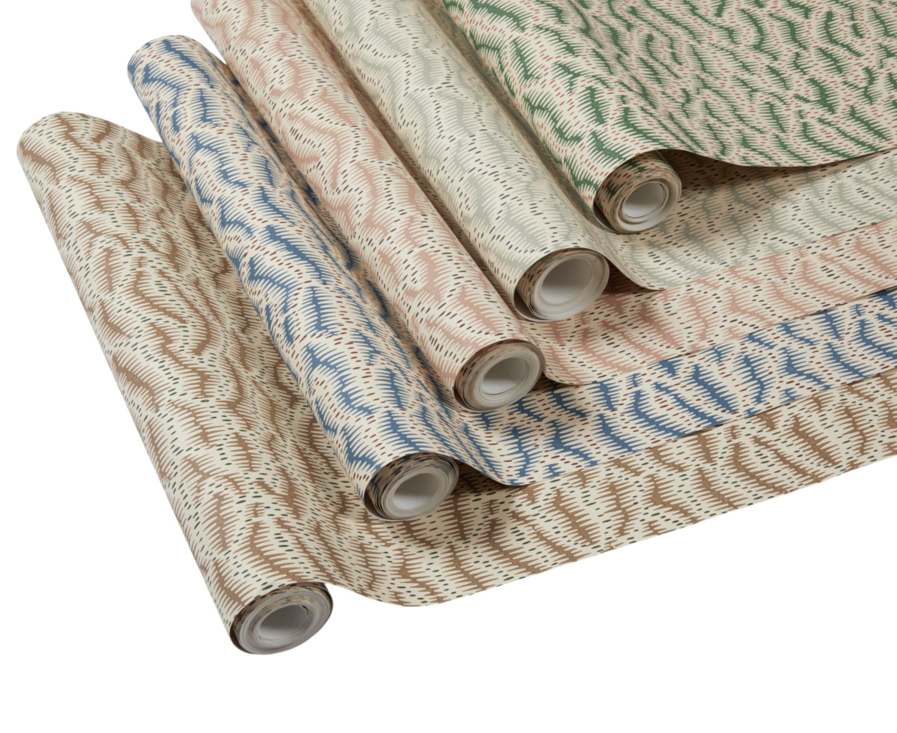Daphne's Feathers Bronze Wallpaper