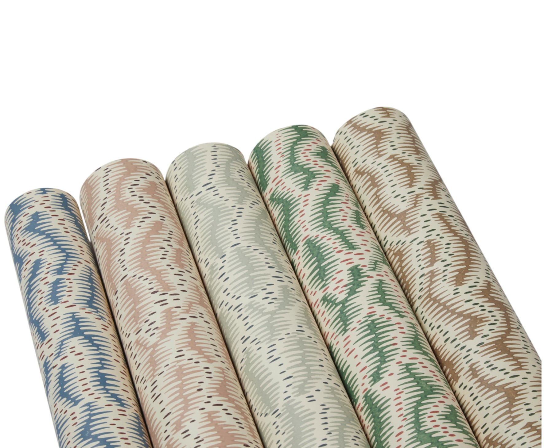 Daphne's Feathers Slate Blue Wallpaper