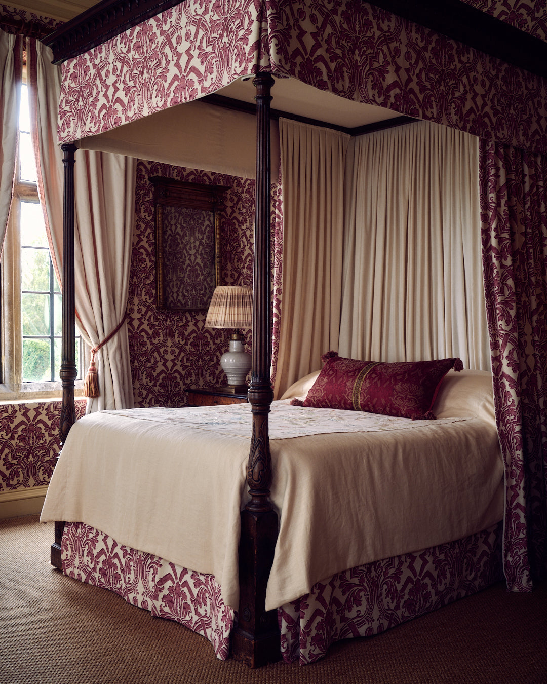 Stockton Linen Garnet - 5m