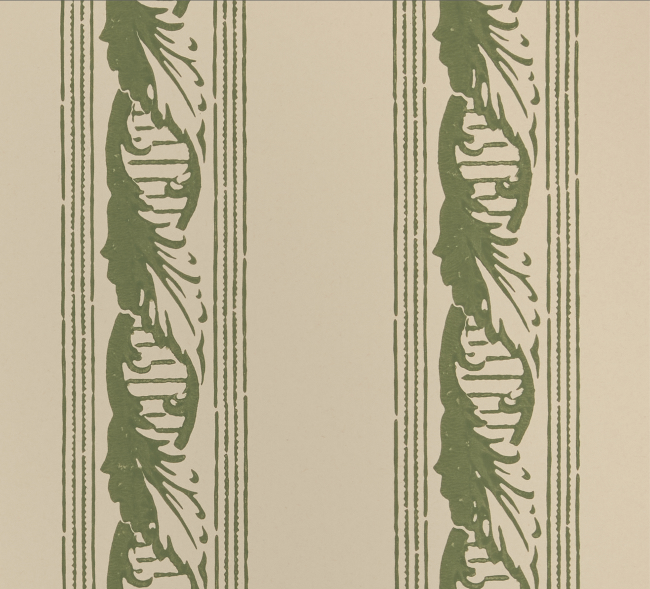 Palantine Stripe Piccola Carciofo On Crema Wallpaper