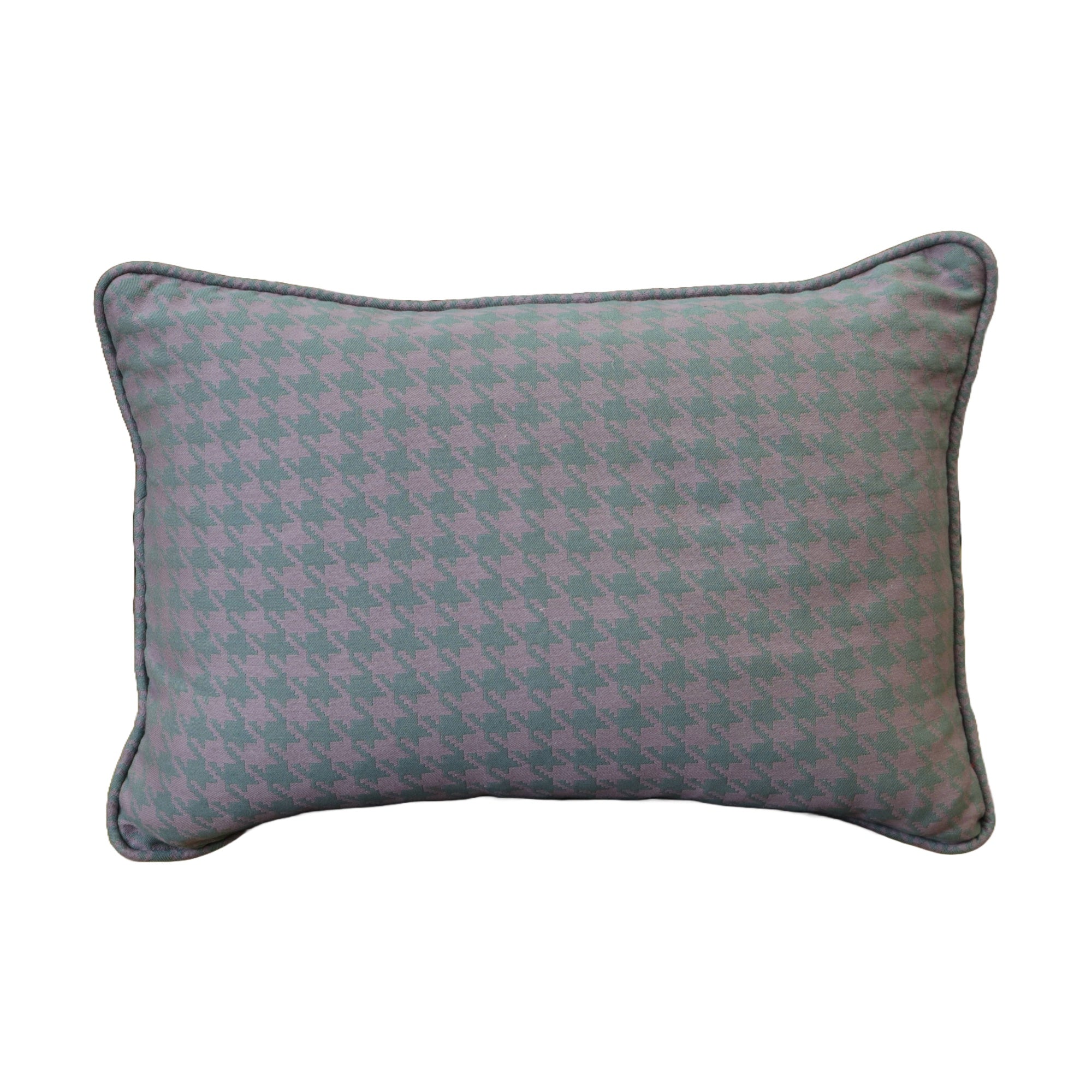 Large Oblong Walter Anenome Cushion with Mohair Velvet Back