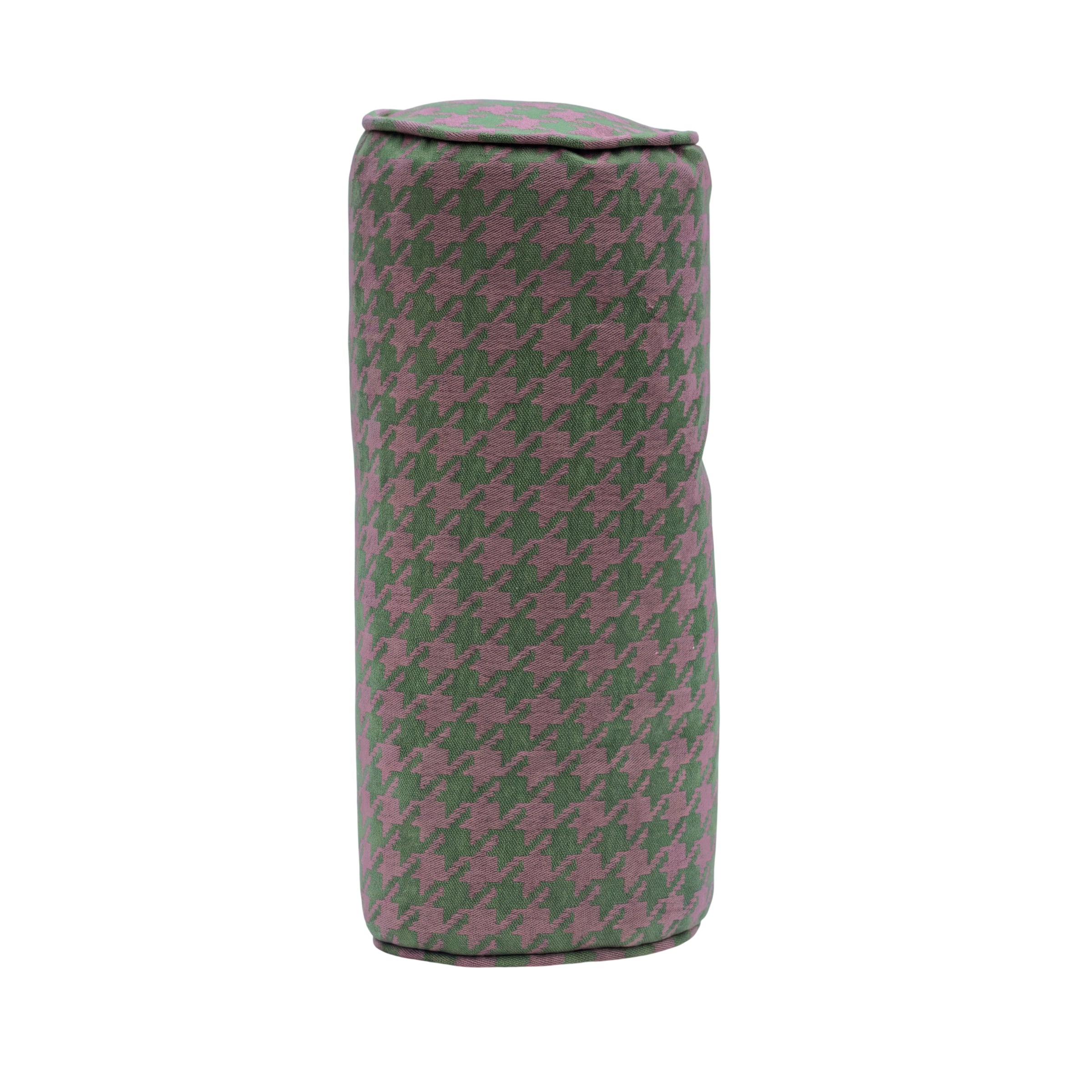 A Bolster Cushion in Walter Weave Heather with Self Piping