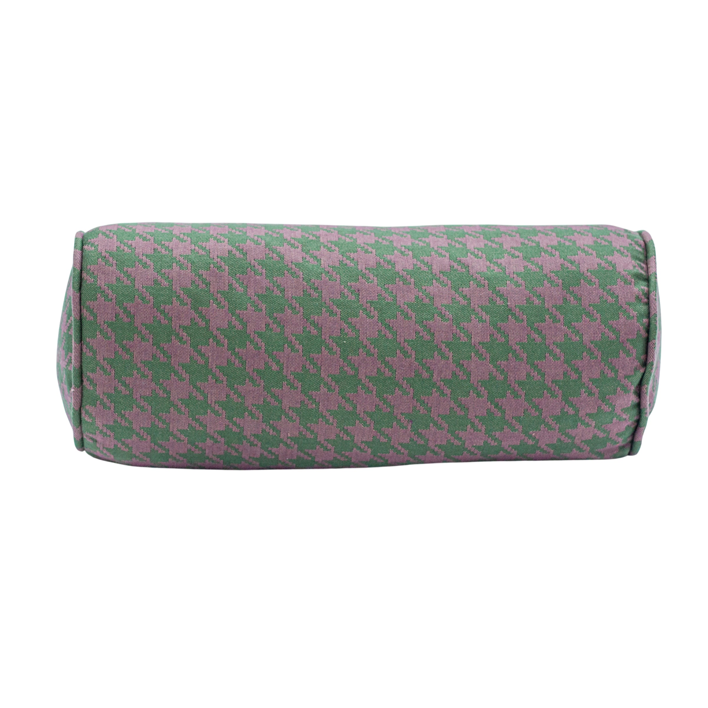A Bolster Cushion in Walter Weave Heather with Self Piping