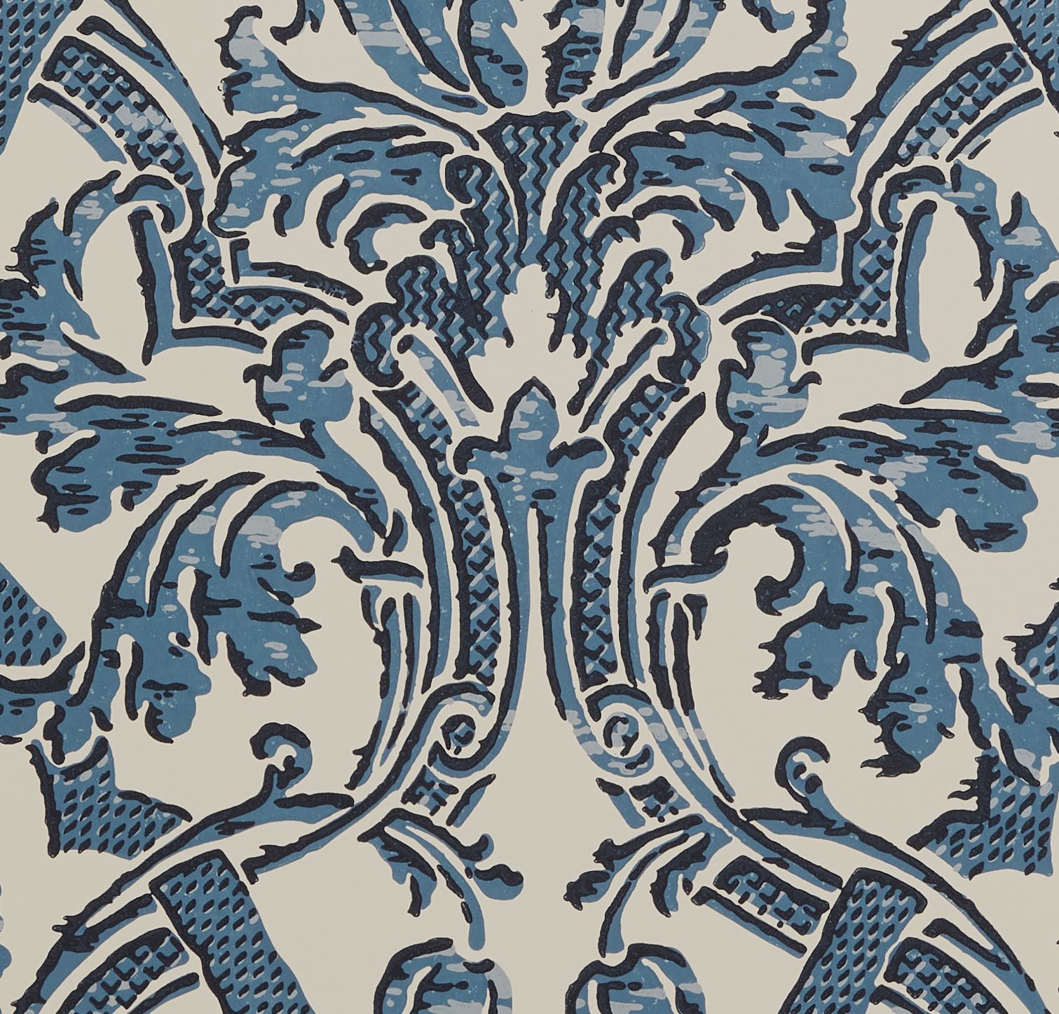 Stockton China Blue Wallpaper