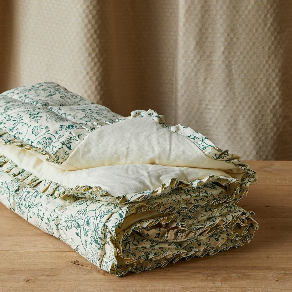 Double Eiderdown in Enid's Ramble Emerald