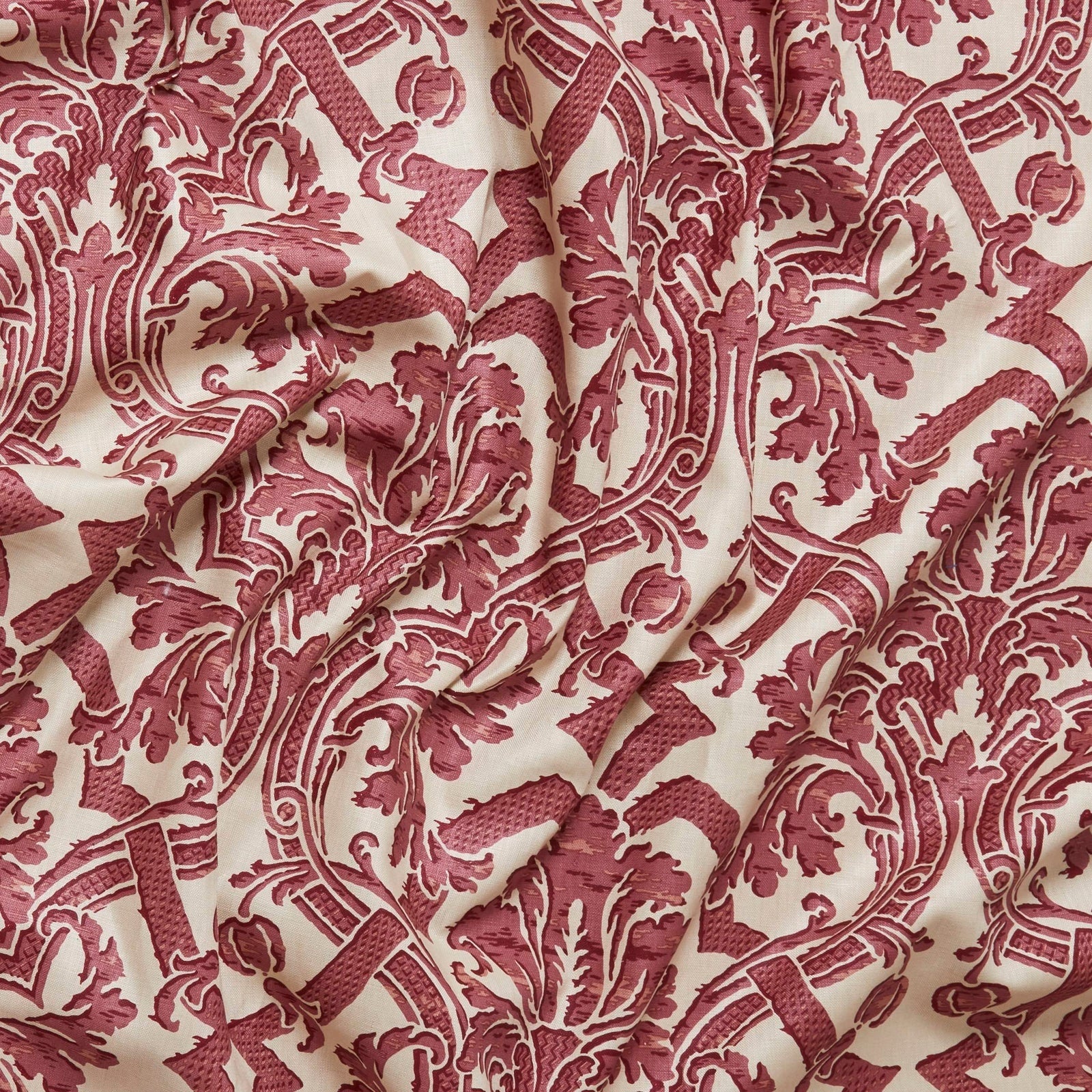 Stockton Linen Garnet - 5m