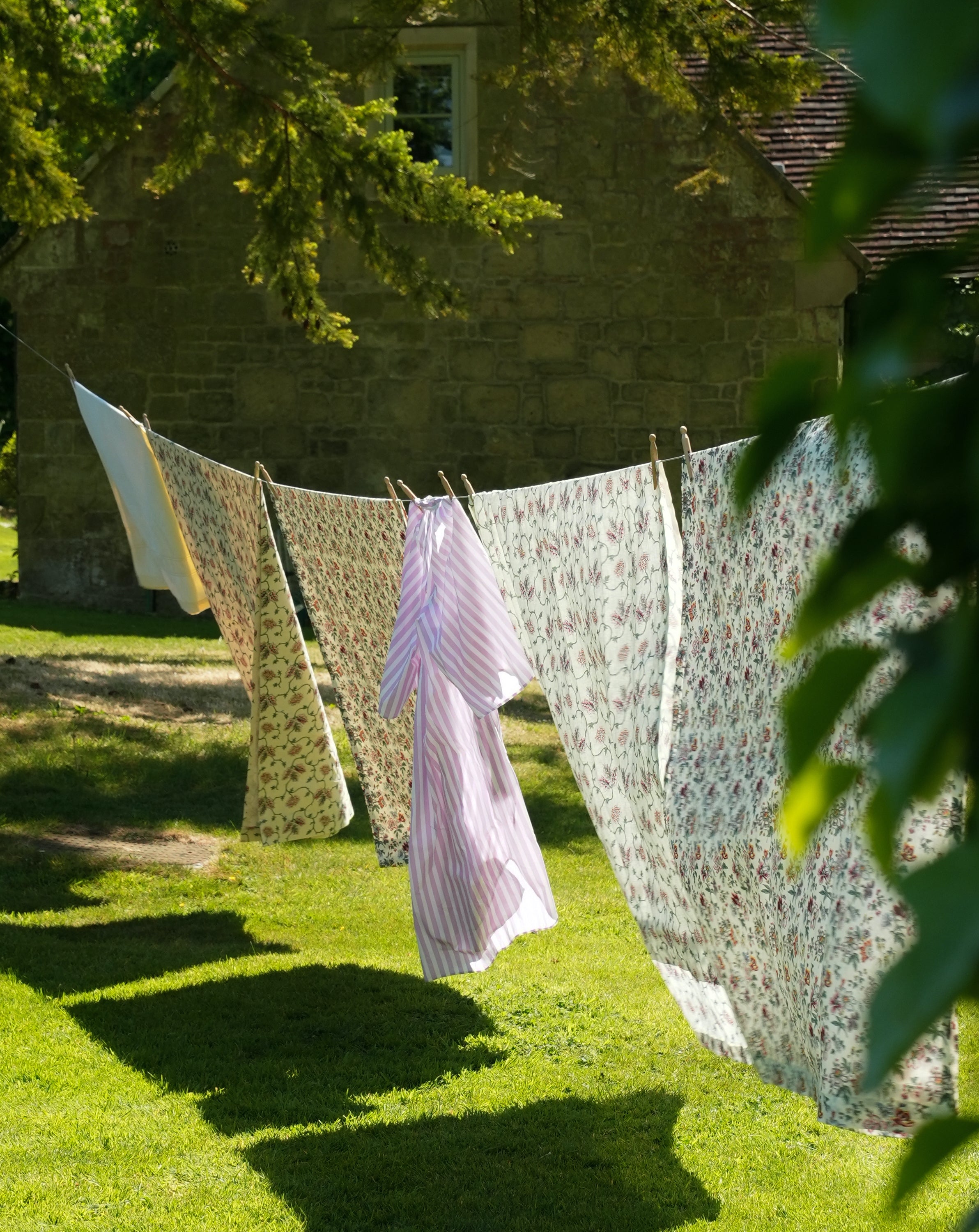 West House Trellis Voile